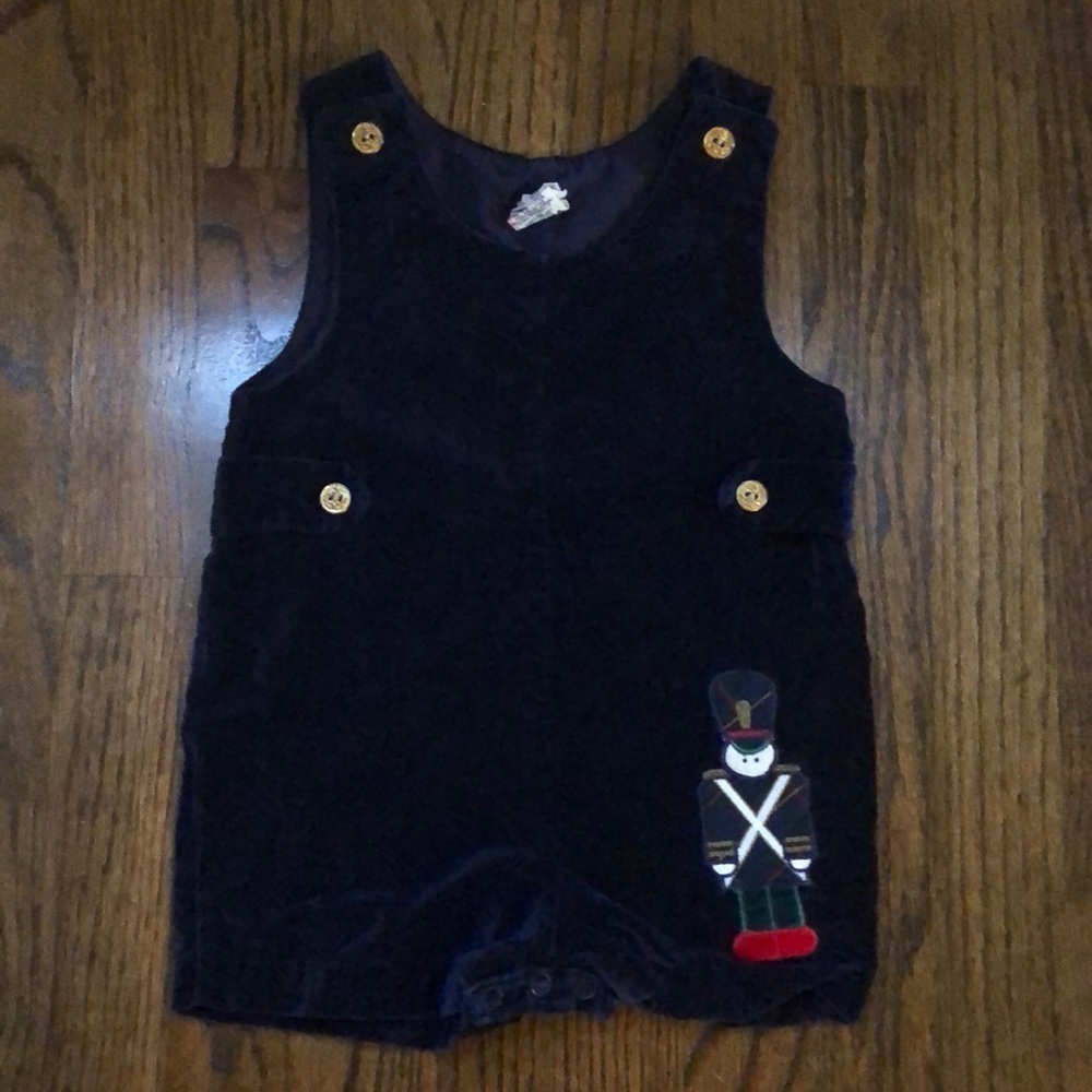 Vintage Velvet Xmas Romper